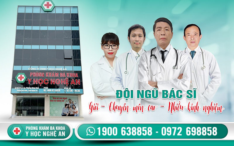 Đội ngũ y bác sĩ tại phòng khám đa khoa y học nghệ an