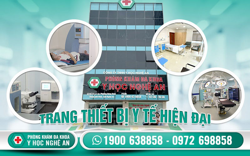 Thiết bị y tế hiện đại tại phòng khám đa khoa y học nghệ an