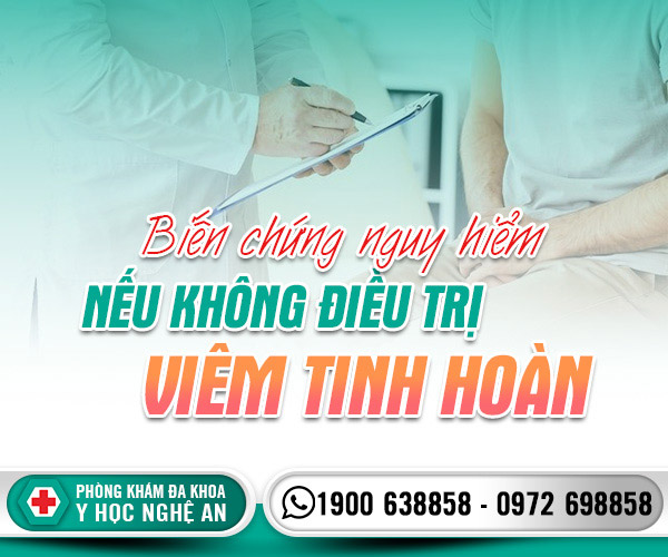 Biến chứng nguy hiểm nếu không điều trị viêm tinh hoàn
