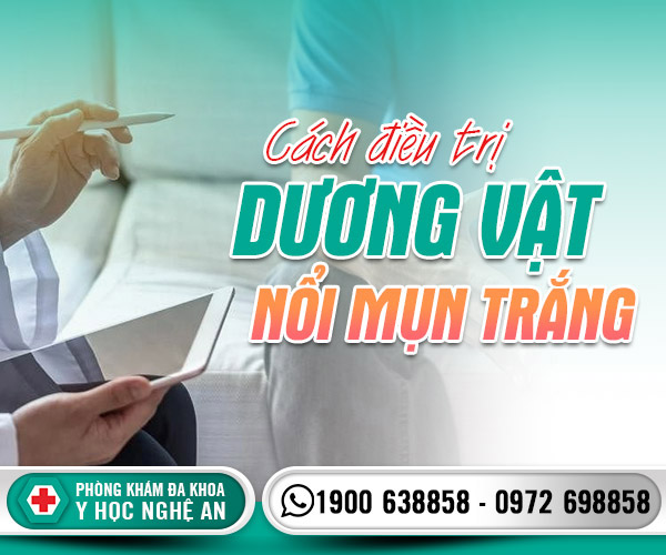 Cách điều trị dương vật nổi mụn trắng