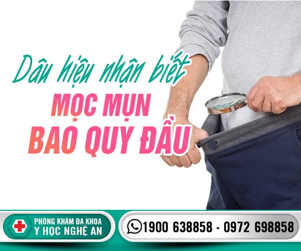 Dấu hiệu nhận biết mọc mụn bao quy đầu