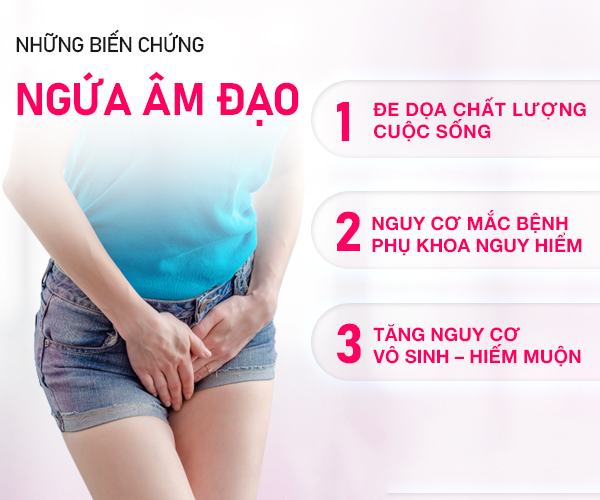 tác hại của ngứa vùng kín